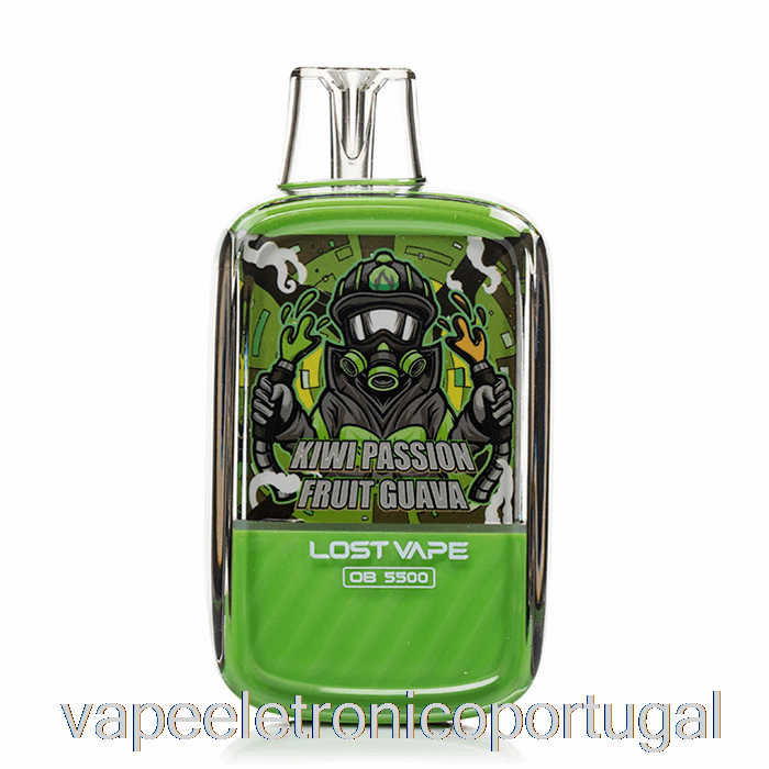 Vape Eletrônico Vape Perdido Ob5500 Descartável Kiwi Maracujá Goiaba
